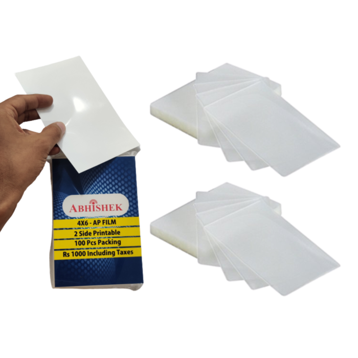 4×6 AP FILM 100 Sheets + 200 PCS 65X95 250 MIC LAMINATION POUCH FOR ID ...